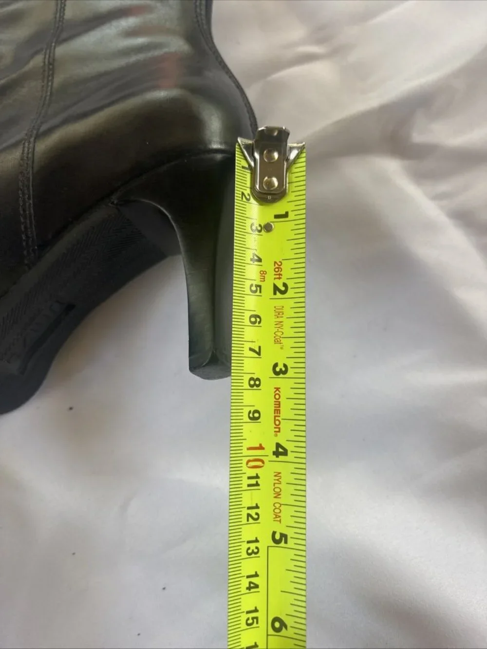 Vintage UNISA Kerry Zip Up Kitten Heel Boots Black Size 6.5 Brazil Pumps